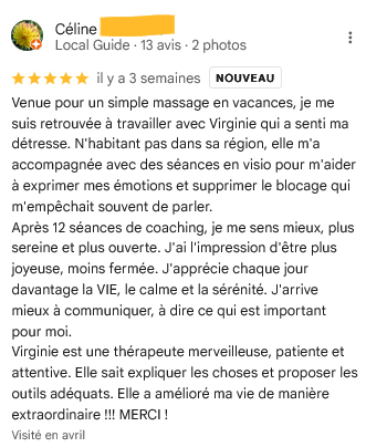 Témoignage d'une personne qui s'est transformée émotionnellement